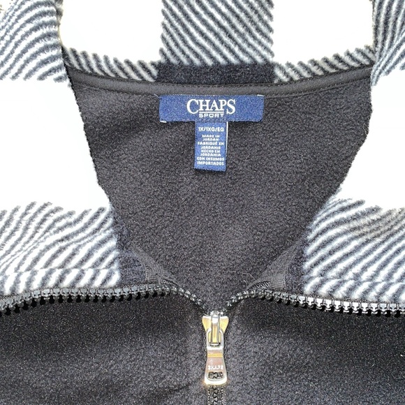 NWT.  CHAPS SPORT Women’s Black jacket.  Size 1X. - Picture 3 of 5